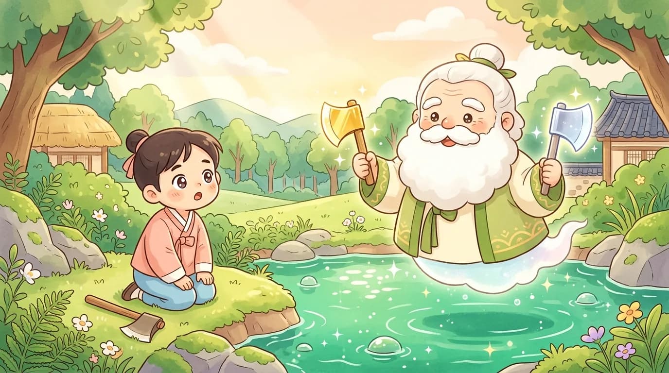 금도끼 은도끼 삽화